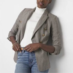 NWT WHBM Herringbone Studio Blazer